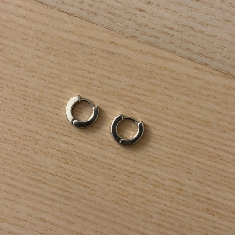 Silver 925 Hoop Earrings